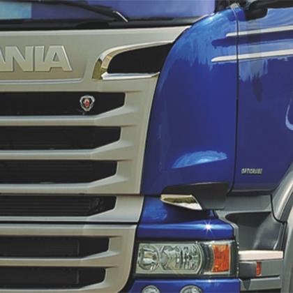 Imagem de 2 Capa Cromada Entrada de Ar p Scania G/R 2010 em Diante