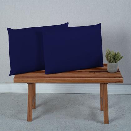 Imagem de 2 Capa Fronhas Travesseiro 400 Fios 01 peça Micropercal Tecido Acetinado