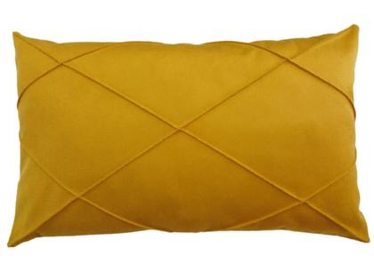 Imagem de 2 Capas De Almofada Retangular Baguete Suede Drapeada 30x50