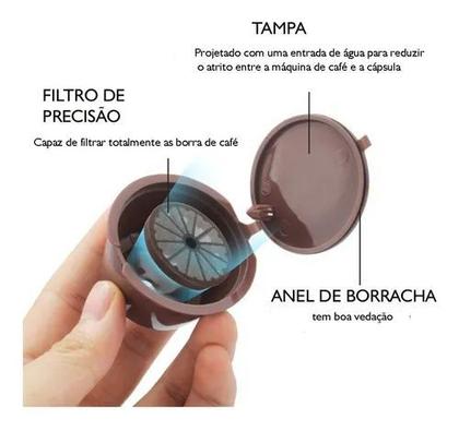 Imagem de 2 capsula reutilizavel de cafe dolce gusto