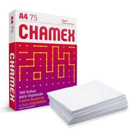Imagem de 2 Chamex 500 Folhas Papel Sulfite Oficio A4 Resma
