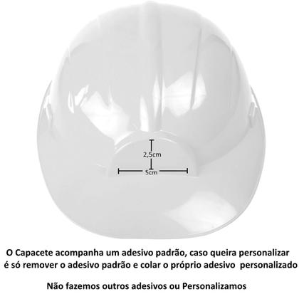 Imagem de 2 Chapéus Construção Capacete Fantasia Engenheiro Branco