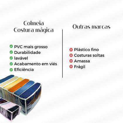 Imagem de 2 Colmeia Organizadora Para Sutiã, Rasteirinha, Chinelo. 40x30x10 M2