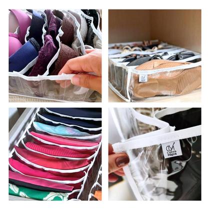 Imagem de 2 Colmeia Organizadora Para Sutiã, Rasteirinha, Chinelo. 40x30x10 M2