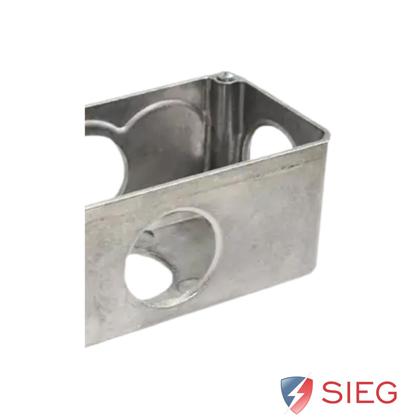 Imagem de 2 Condulete Múltiplo Modelo X Medida 1 1/2 em Alumínio Sieg