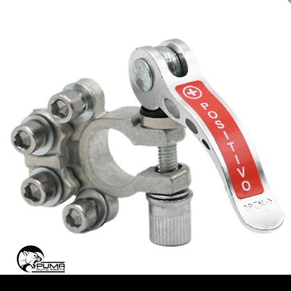Imagem de 2 Conector Terminal Bateria C/ Engate Rápido Carro C/Chave Allen
