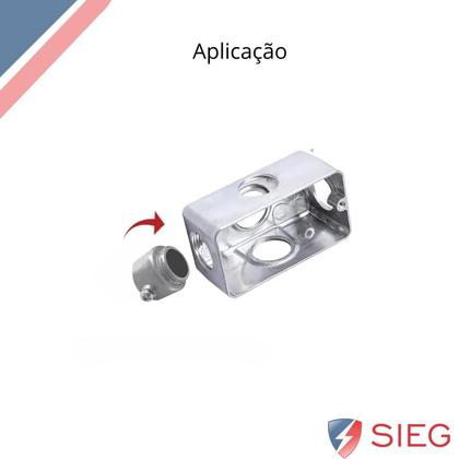 Imagem de 2 Conector Unidut Múltiplo Sieg Medida 1 1/4 Alumínio