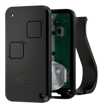 Imagem de 2 Controle Remoto 2 Canais Portão Rossi Ntx 433mhz Dz Nano Atto Dz3 Dz4 Bv Nano com Clip de Fixação