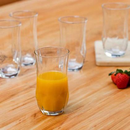 Imagem de 2 Copo Ópera Redondo Transparente 360ML Água Suco Drink Nadir