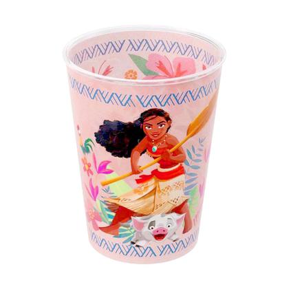 Imagem de 2 Copos Estampa da Moana 320ml Infantil Plasútil Livre de BPA p/ Suco