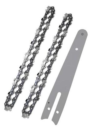 Imagem de 2 Corrente E Sabre Para Mini Motosserra Elétrica 4 Polegadas