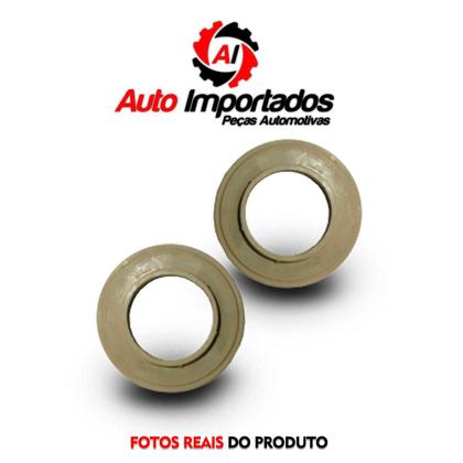 Imagem de 2 Coxim Rolamento Batente Amarelo Coifa Amortecedor Dianteiro Suspensão Dianteira Mitsubishi Lancer 1997 1998 1999 2000  