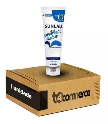 Imagem de 2 Creme Protetor Solar Bloqueador Sunlau Fps60 Facial 120g