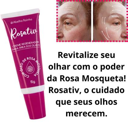 Imagem de 2 Creme Regenerador para Área dos Olhos Rosativ + Protetor Solar Facial com Vitamina E 70 FPS