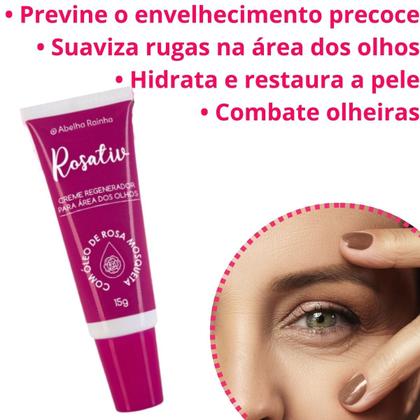 Imagem de 2 Creme Regenerador para Área dos Olhos Rosativ + Protetor Solar Facial com Vitamina E 70 FPS