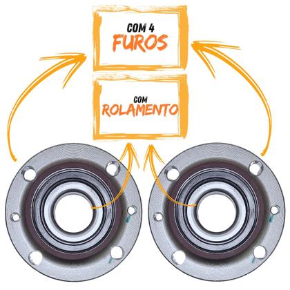 Imagem de 2 Cubo de Roda Novo Original Cofap Traseiro Uno 1.0 / 1.4 2010 a 2015