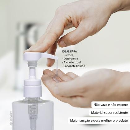 Imagem de 2 Dispenser Porta Detergente Válvula Profissional 500ml