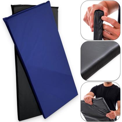 Imagem de 2 Dois Colchonetes de Espuma D23 Impermeáveis + 5 Cinco Faixa Fitas Elásticas Mini Band para Treinos