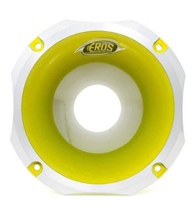 2 Driver Eros E405 Trio 8 Ohms + 2 Cornetao Alumínio Amarela