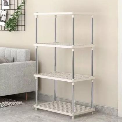 Imagem de 2 Estantes Metal Modular Multiuso 4 Prateleira Organizadora