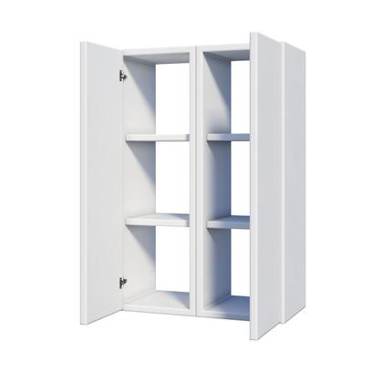 Imagem de 2 Estantes Multiuso Organizador Livros Mdp Branca Moderna