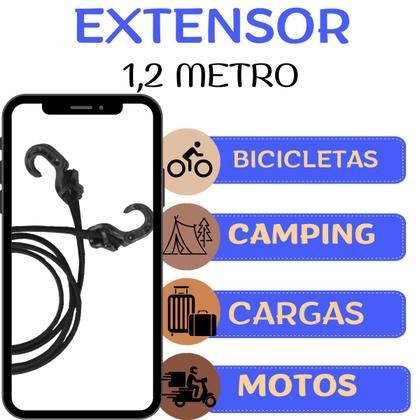Imagem de  2 Extensor Corda Elástico 1,2 Metro Bagageiro Moto 02 Unids
