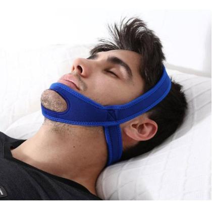 Imagem de 2 Faixas Anti-ronco Ajustável Apneia Do Sono 3 Pontas