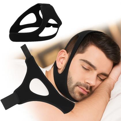 Imagem de 2 Faixas Para Cabeça Anti Ronco e Apneia Do Sono Ajustável