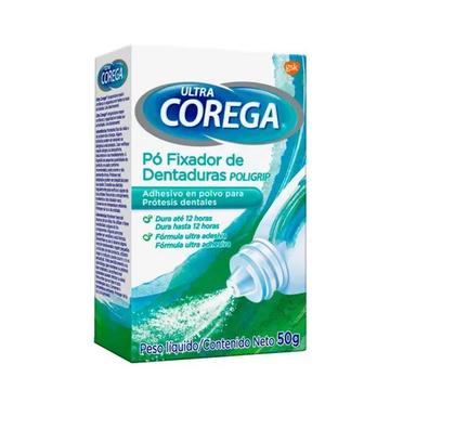 Imagem de 2 Fixador Dentaduras Ultra Corega Pó 50g 12hrs Melhor Preço