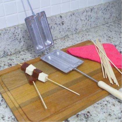 Imagem de 2 Forma Crepeira Fogão Para Crepe Suiço Alumínio Resistente