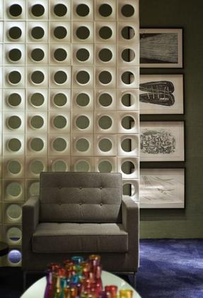 Imagem de 2 Fôrma de Cobogó Elemento Vazado Bolinha Dupla Face 20x20cm ABS 2mm IN283