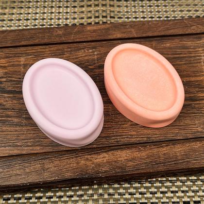 Imagem de 2 Forma De Silicone Sabonete Oval 15 Cavidades Saboaria Vela