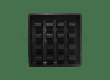 Imagem de 2 Formas Elemento Vado Cobogó 39X39X7 16 Furos Anti Chuva