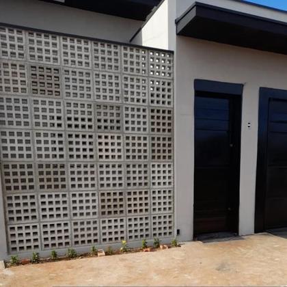 Imagem de 2 Formas Elemento Vado Cobogó 39X39X7 16 Furos Anti Chuva