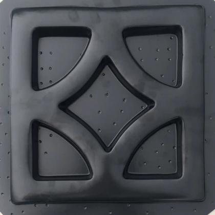 Imagem de 2 Formas Vazado Abs 1mm Cimento/gesso Cobogó 111