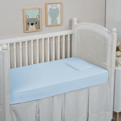 Imagem de 2 Fronhas de Berço Algodão 200 Fios Menino e Menina 2 Peças