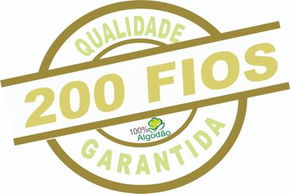 Imagem de 2 Fronhas King 60 x 80 100% Algodão 200 Fios Ponto Palito