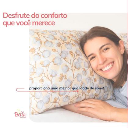 Imagem de 2 Fronhas Malha Penteada 100% Algodão 50x70 Estampada Macias