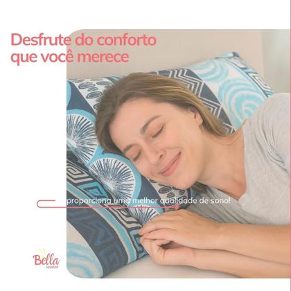 Imagem de 2 Fronhas Malha Penteada 100% Algodão 50x70 Estampada Macias