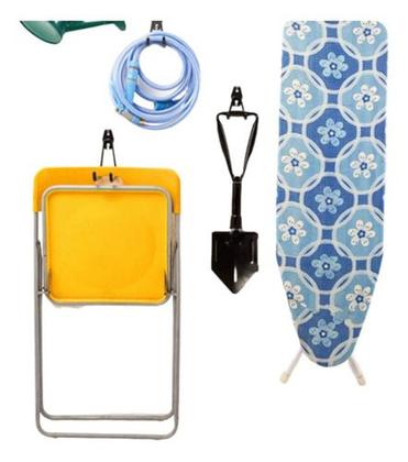 Imagem de 2 Gancho Para Pendurar Escada Bicicleta Cadeira Na Parede