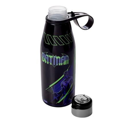 Imagem de 2 Garrafas Abre Fácil Infantil 530ml Plasútil Estampa do Batman Original