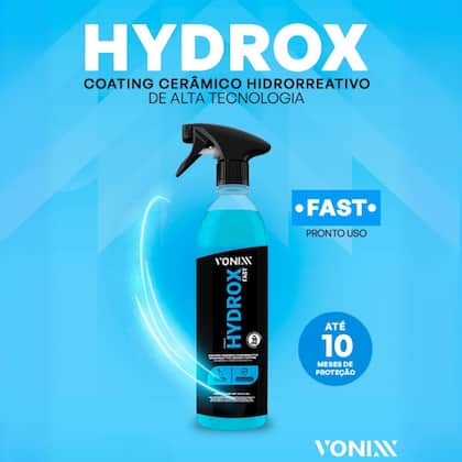 Imagem de 2 Hydrox Fast 500ml Vonixx Selante Cera Para Carro Molhado Brilho Proteção water off
