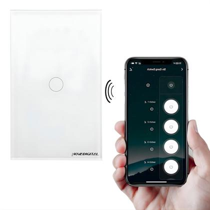 Imagem de 2 Interruptores Touch WiFi Fita LED Dual WiFi 10 Metros Novadigital