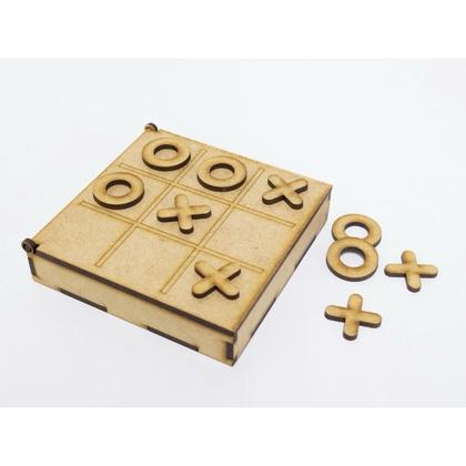 Imagem de 2 Jogo da Velha Caixa MDF