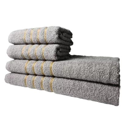 Imagem de 2 Jogos De 4 Toalhas 4 Banho 4 Rosto Montreal 100% Algodão Cinza