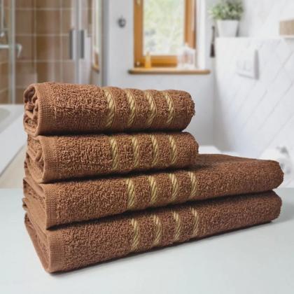 Imagem de 2 Jogos de 4 Toalhas 4 Banho 4 Rosto Montreal 100% Algodão RS+MR