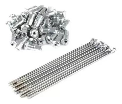 Imagem de 2 Jogos Raio 4mm Cromado Cg 125 83/99