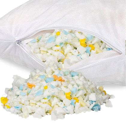 Imagem de 2 Kilo De Flocos Espuma Para Enchimento Almofada Puffs