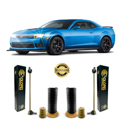 Imagem de 2 Kit Bieleta Dianteira Chevrolet Camaro 2010/2015 Blindado