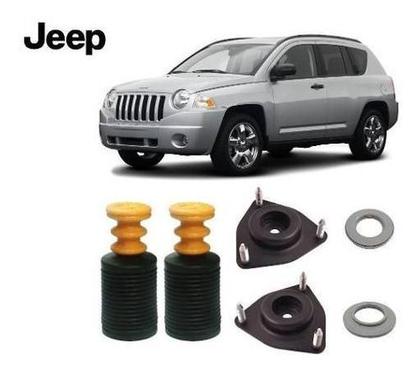 Imagem de 2 Kit Coxim Rolamento Batente Dianteiro Jeep Compass 2011 2012 2013 2014